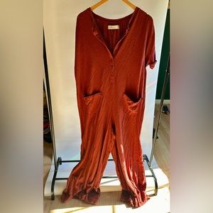 FREE PEOPLE MY GO-TO JUMPSUIT SIZE MEDIUM- worn once